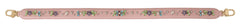 Dolce & Gabbana Pink Leather Crystal Stud Accessory Shoulder Strap