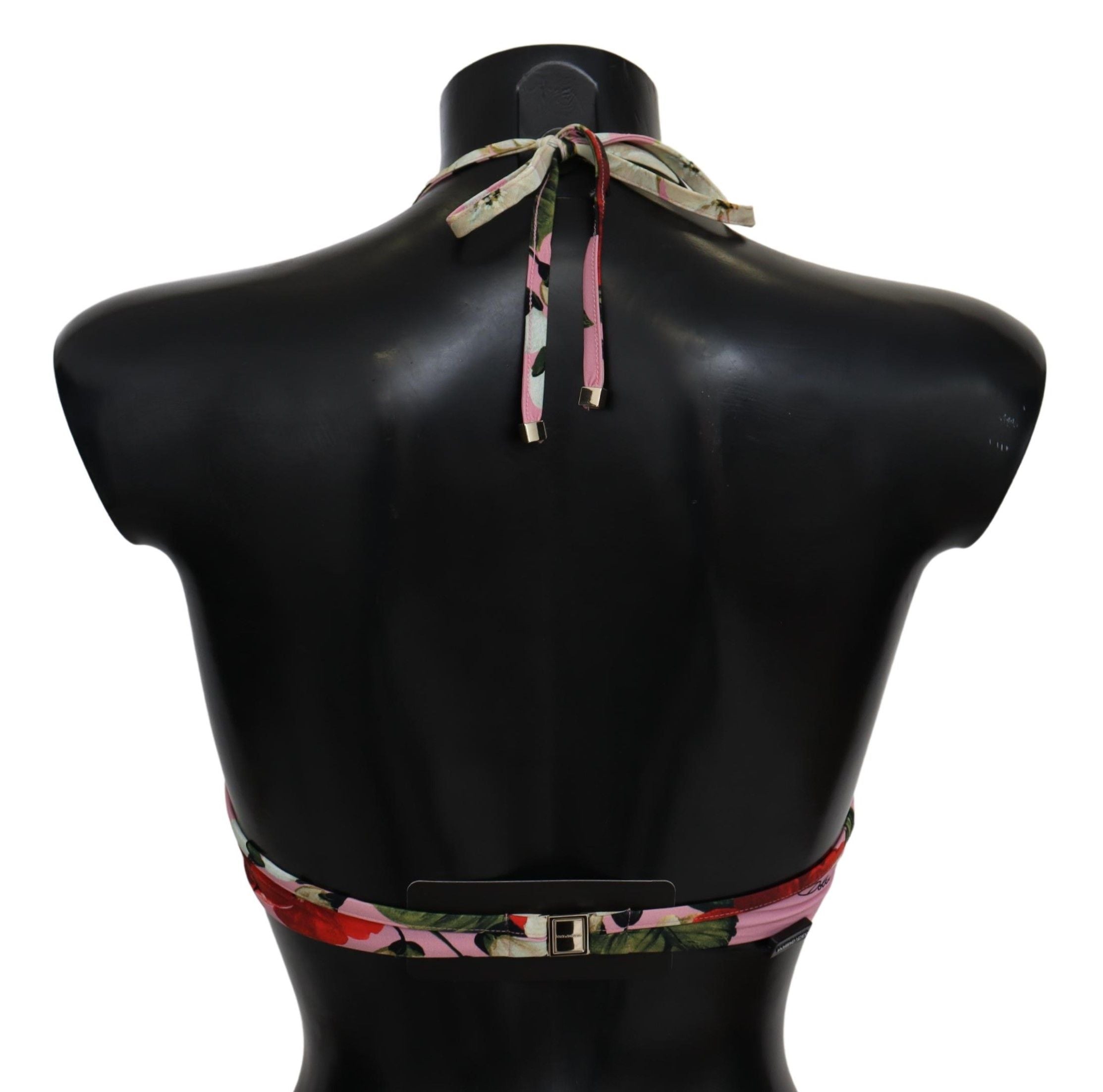 Hauts de bikini Dolce &amp; Gabbana multicolores à fleurs, vêtements de plage