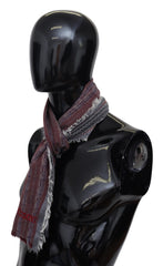 Missoni Multicolor Wool Striped Unisex Neck Wrap Shawl Scarf