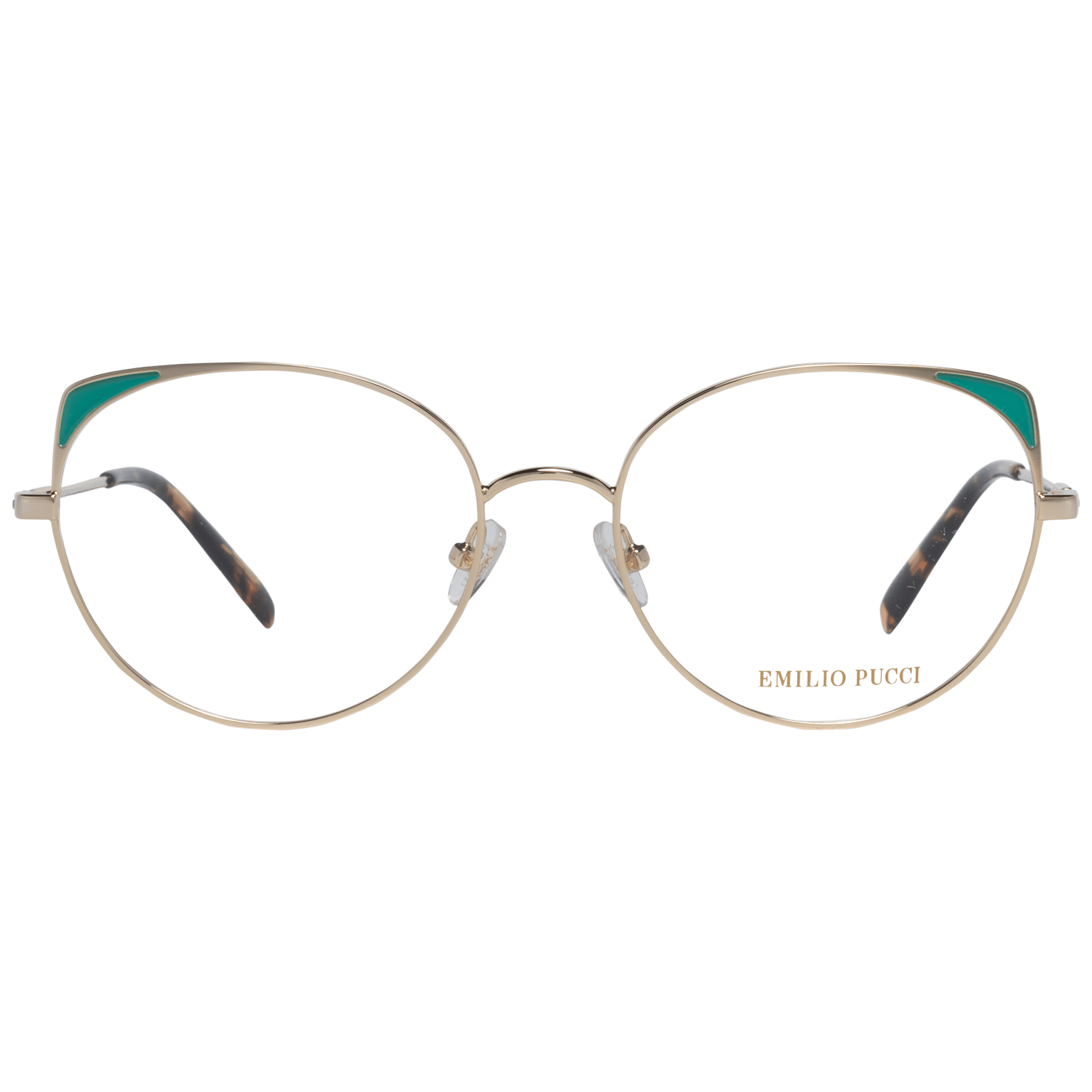 Emilio Pucci Goldmetallbrille (Gestell)