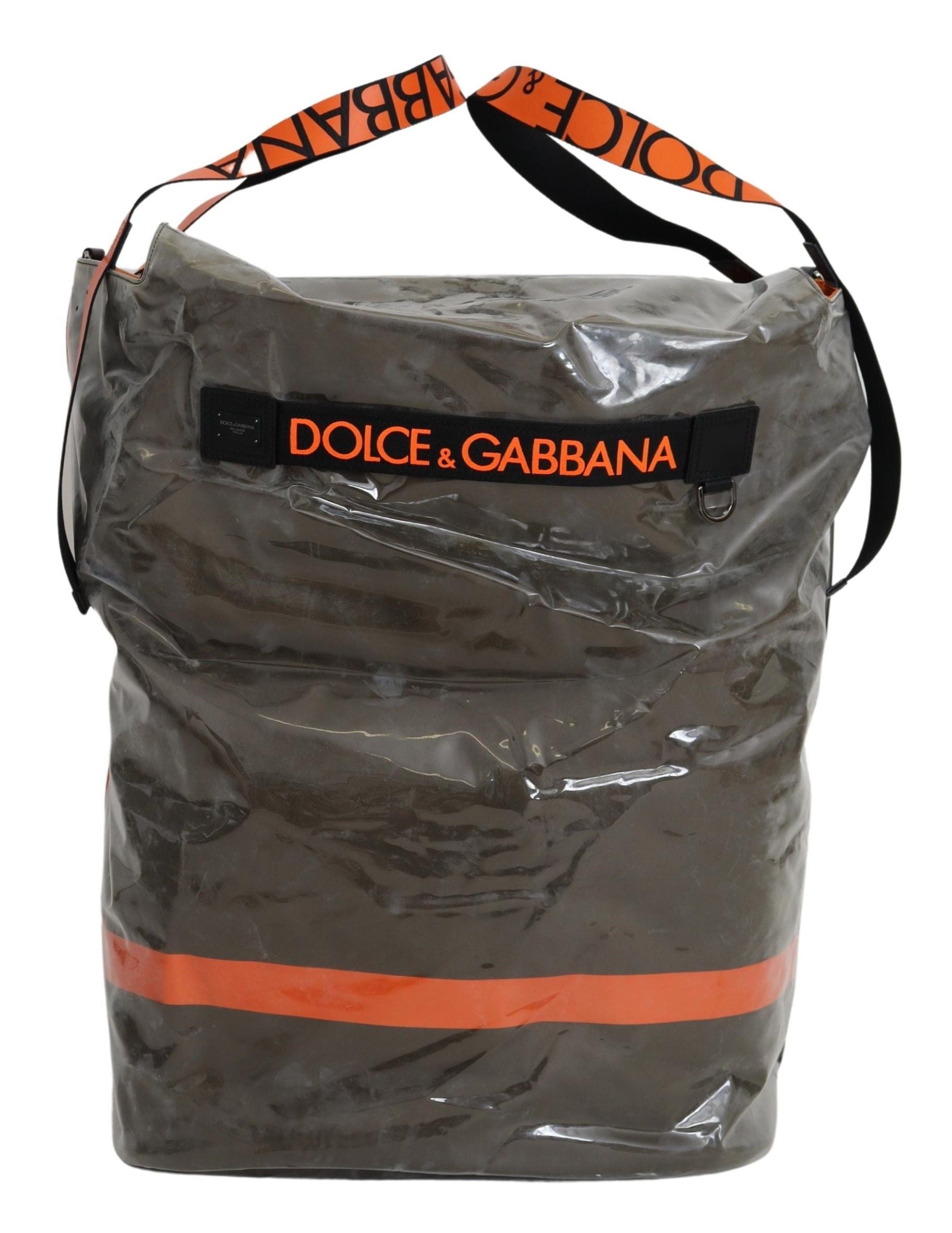 Dolce &amp; Gabbana Baumwoll-Einkaufstasche für Herren, groß, grün