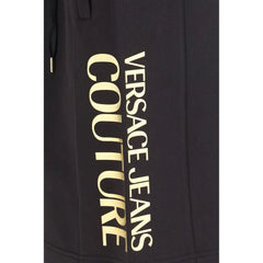 Versace Jeans Black Cotton Bermuda Shorts - XL