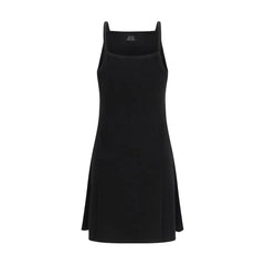 Courrèges Black Viscose Casual Dress