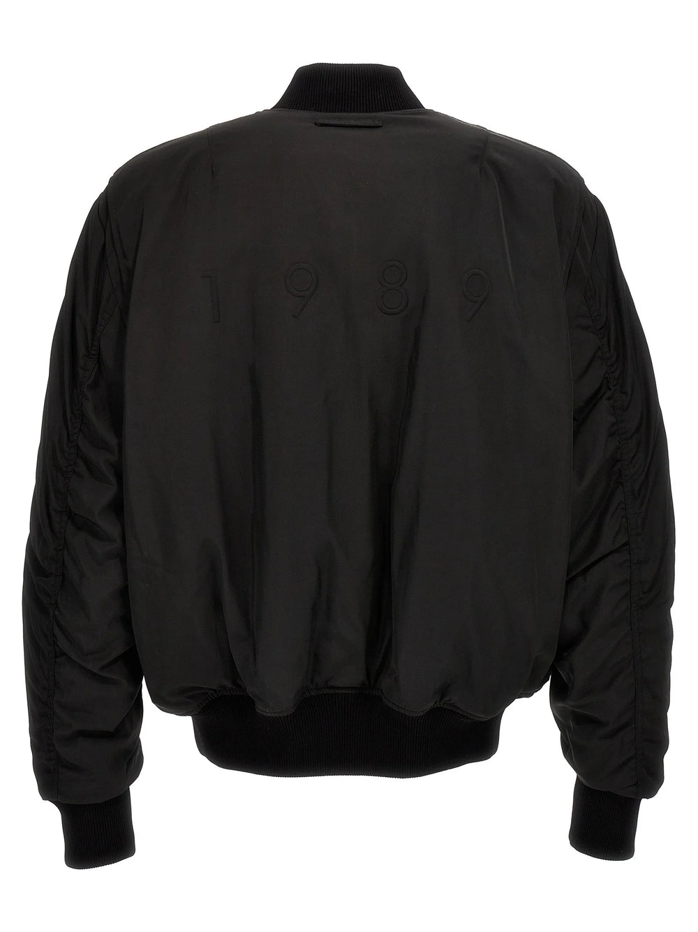1989 Studio Black Polyester Bomber - XXL