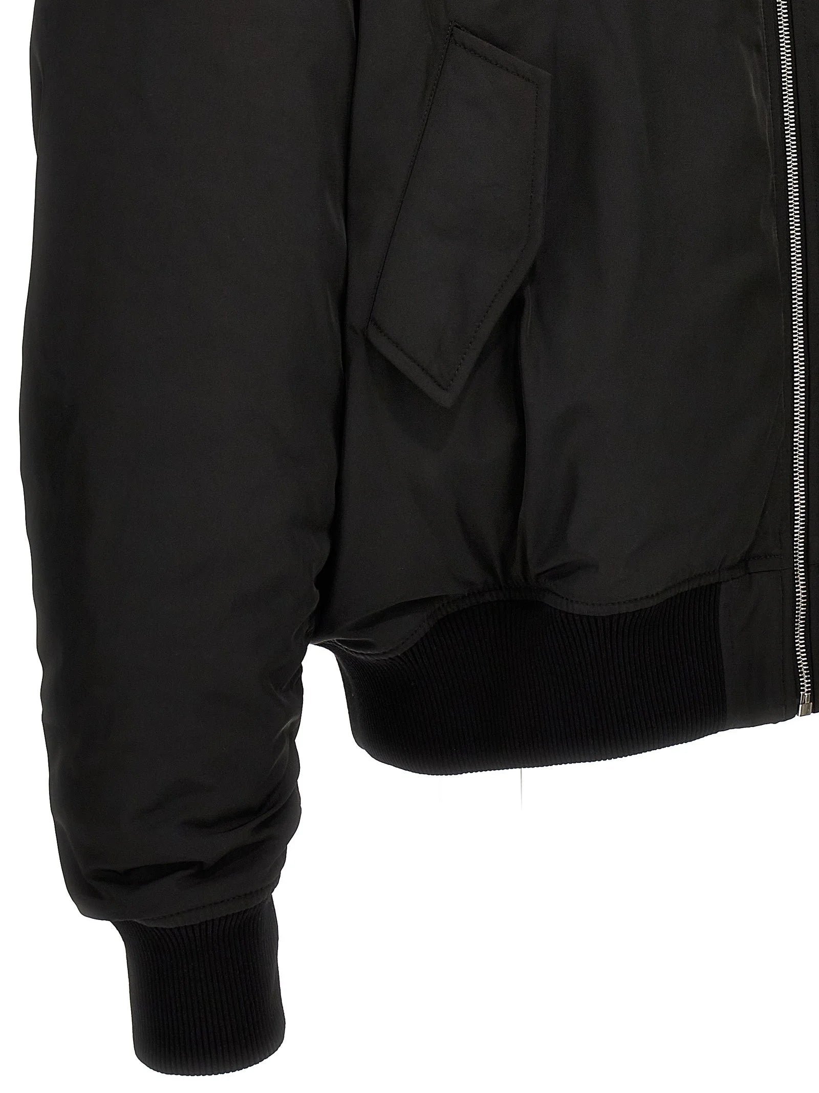 1989 Studio Black Polyester Bomber - XXL