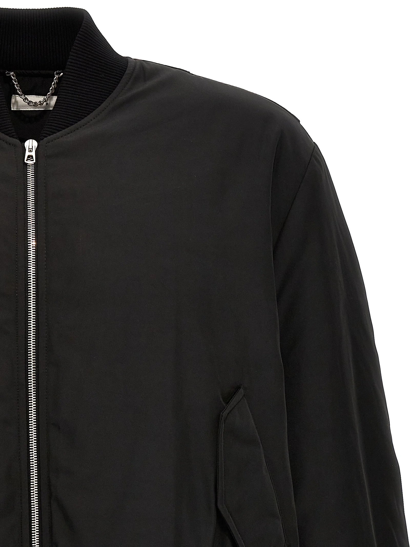 1989 Studio Black Polyester Bomber - XXL