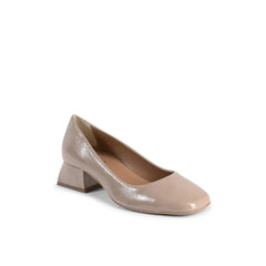 19V69 Italia Beige Leather Ballet Flats - EU40/US10