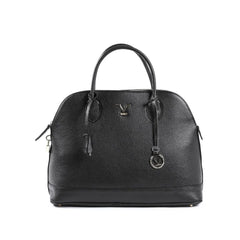 19V69 Italia Black Leather Tote Bag - Shopper Bags