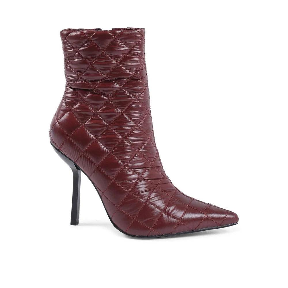 19V69 Italia Bordeaux Fabric Boot - EU40/US10 - Boots