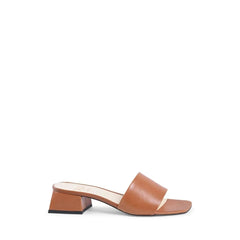 19V69 Italia Brown Leather Sandal - EU39/US9 - Sandals