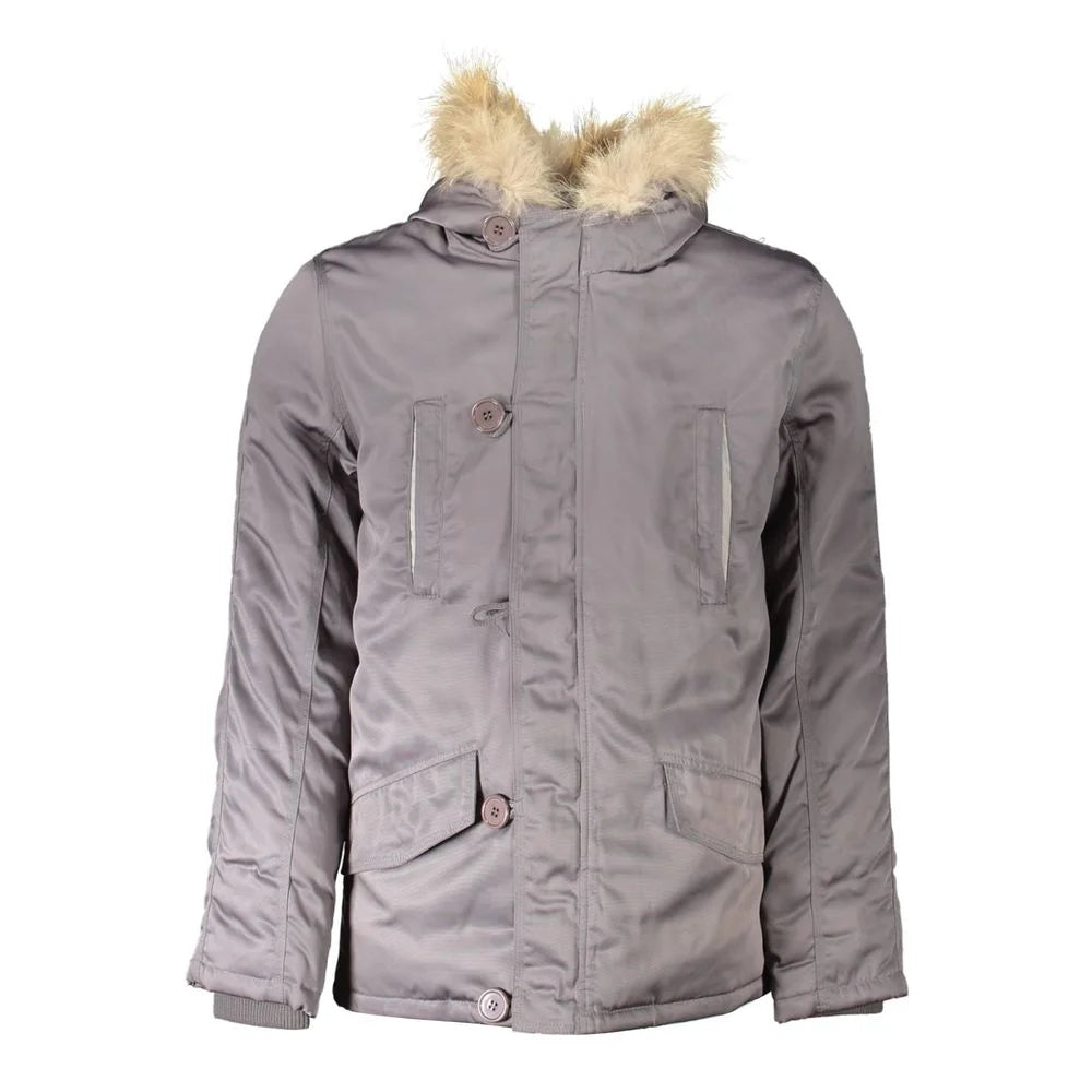2 Special Gray Polyester Jackets & Coat - L - Parkas