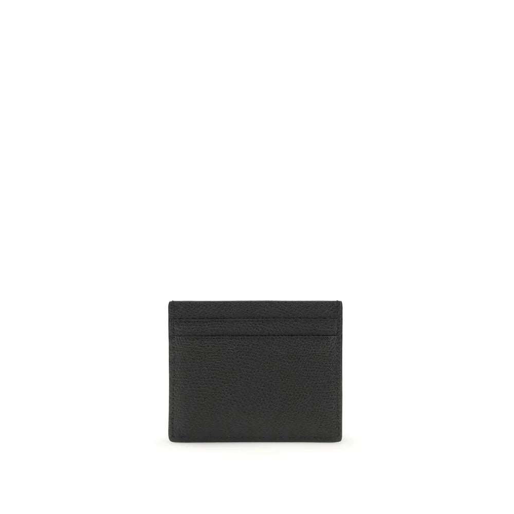 Valentino Garavani Black Calf Leather Bos Taurus Wallet