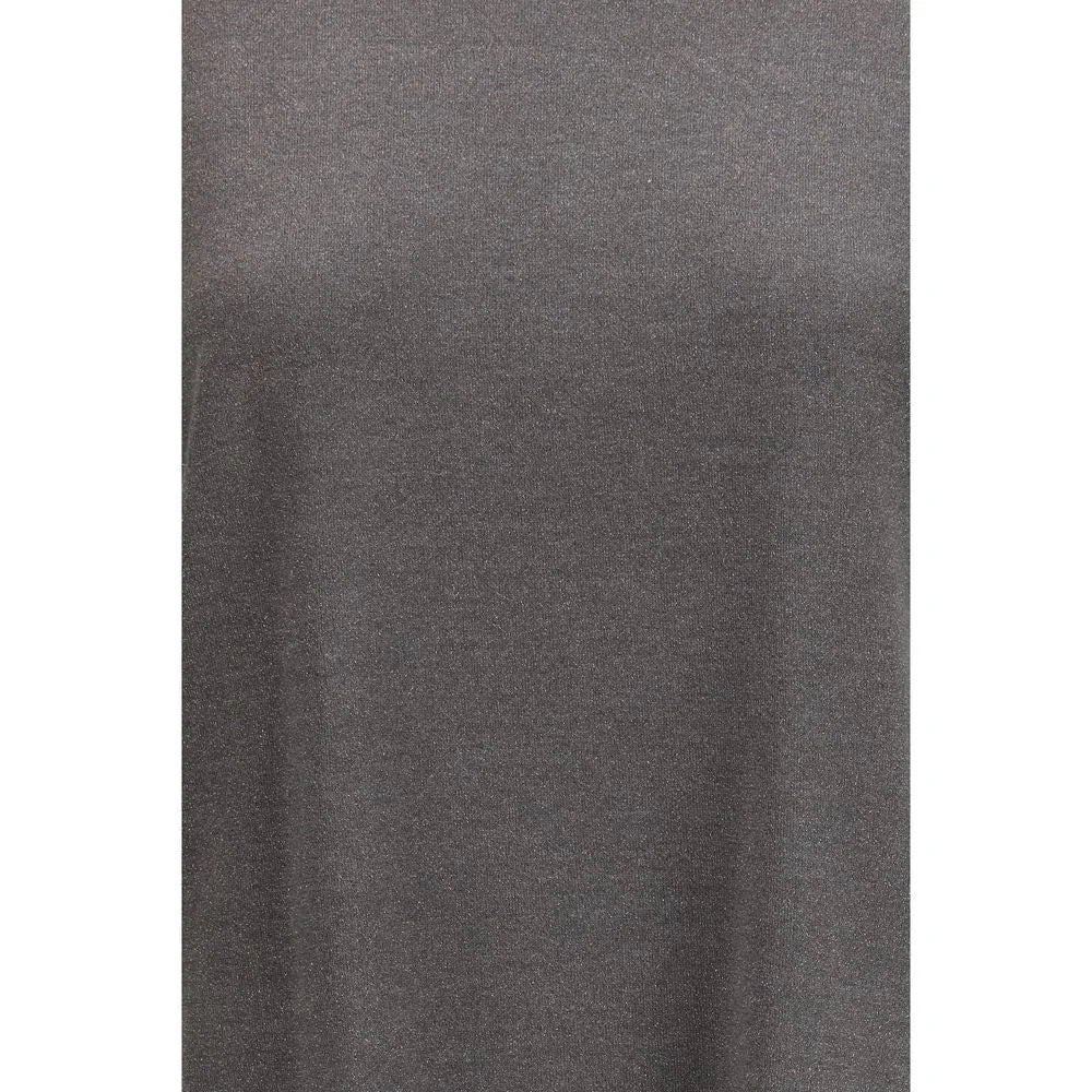 Brunello Cucinelli Gray Nylon T-Shirt
