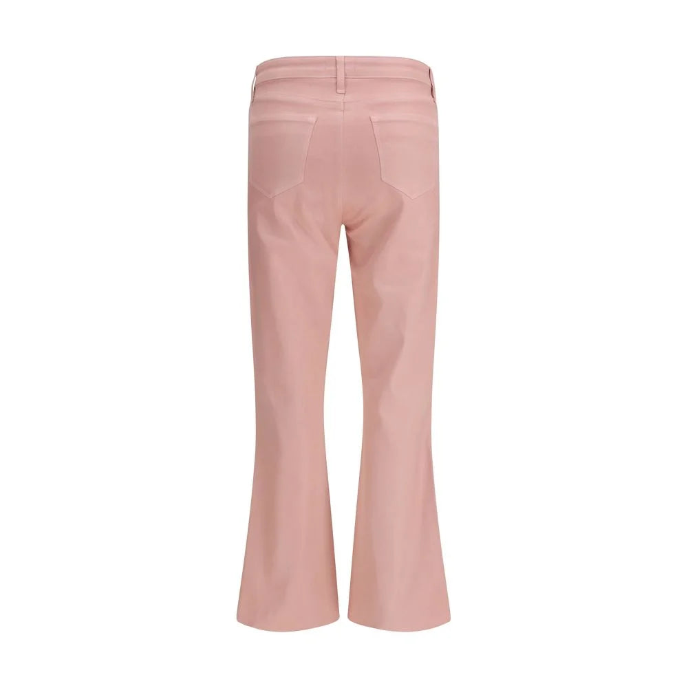L’Agence Multicolor Cotton Flared Pants