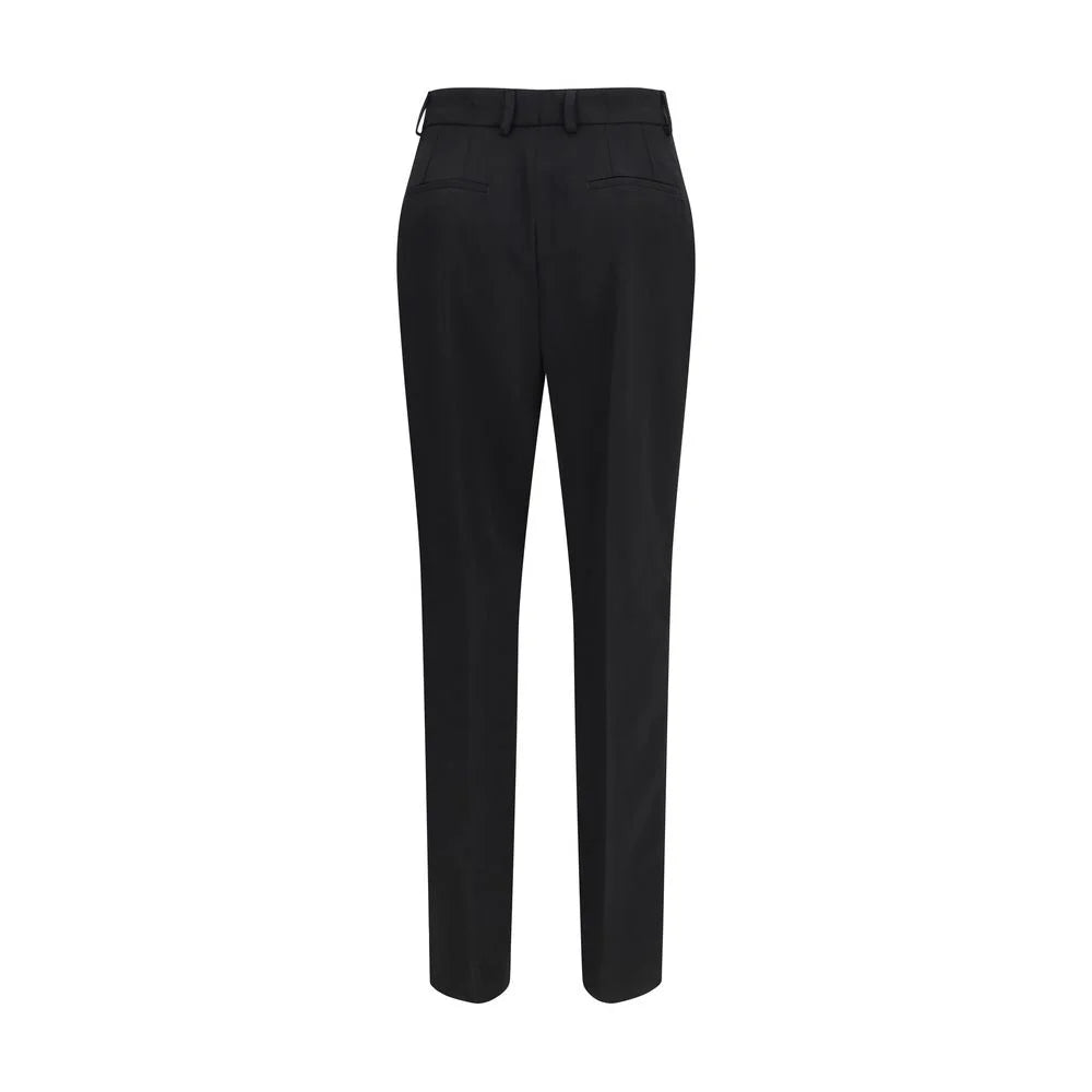 Dolce & Gabbana Black Wool Dress Pants - IT42 | L