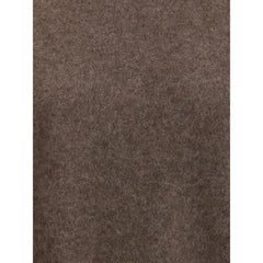 P.A.R.O.S.H. Brown Horsehair Turtleneck - L