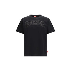 Diesel Black Cotton T-Shirt