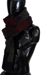 Dolce & Gabbana Multicolor Knitted Men Neck Wrap Shawl Scarf