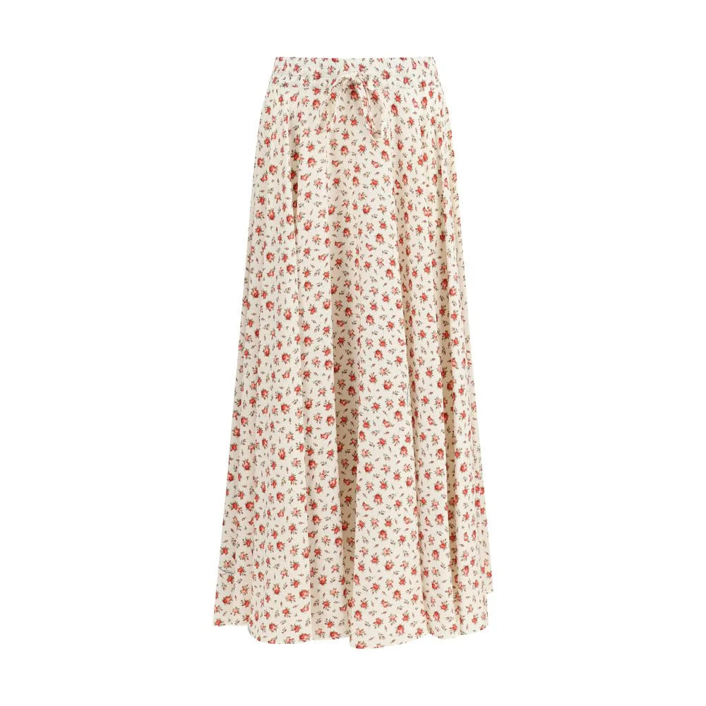 Dolce & Gabbana Pink Silk Long Skirt - IT40 | M