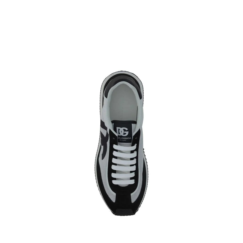 Dolce & Gabbana Baskets Basses en Caoutchouc Blanc