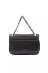 Pompei Donatella Blue Leather Women Crossbody