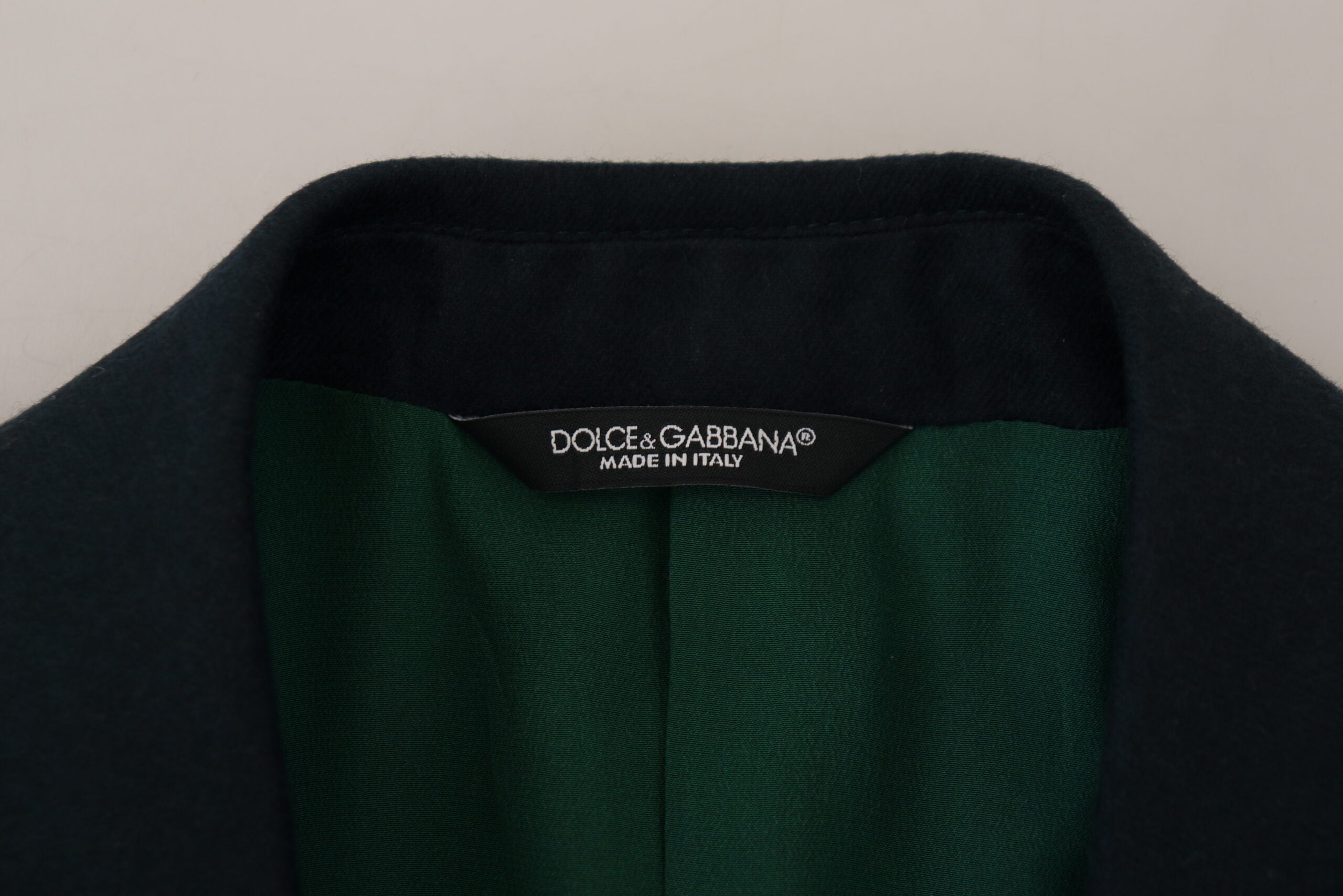 Veste de costume croisée bleue Dolce &amp; Gabbana