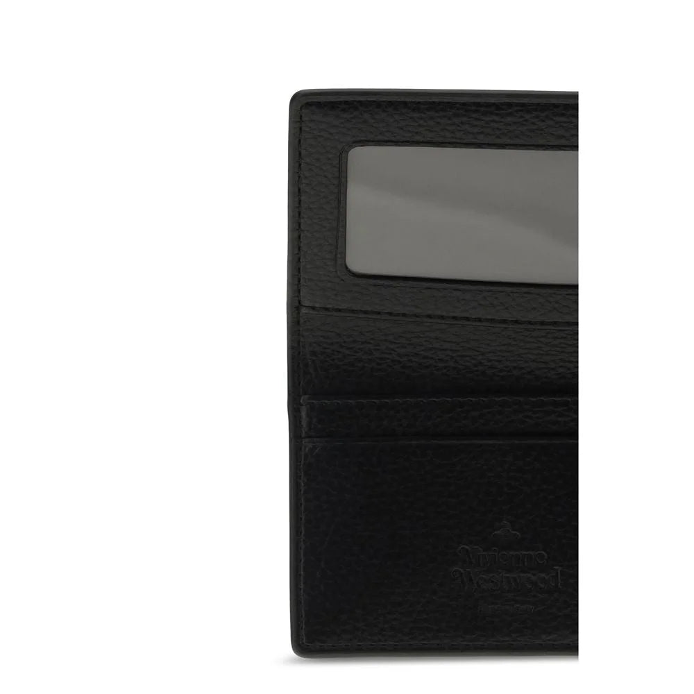 Vivienne Westwood Black Polyurethane Wallet