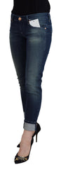 Acht Blue Cotton Slim Fit Women Casual Denim Jeans