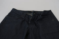 Exte Dark Blue Low Waist Straight Fit Women Denim Jeans