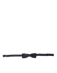 Nœud papillon Dolce &amp; Gabbana bleu à pois en soie, ajustable, pour homme