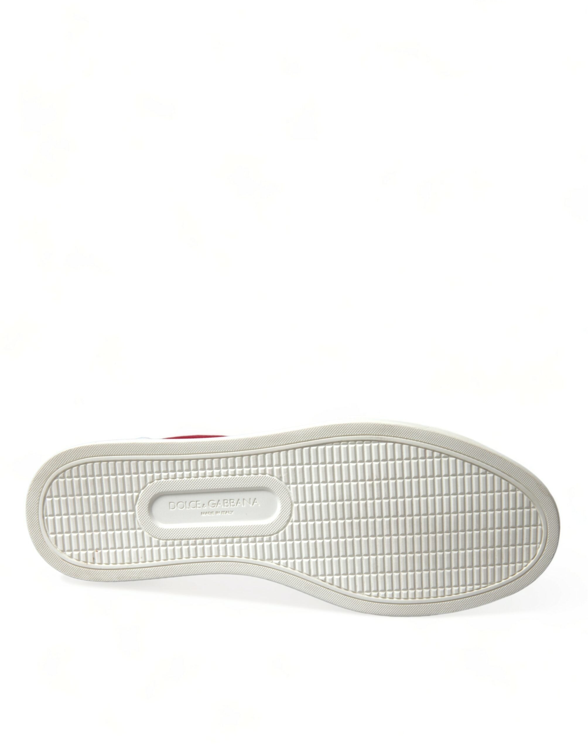 Dolce &amp; Gabbana Herren-Sneaker aus rotem Wildleder