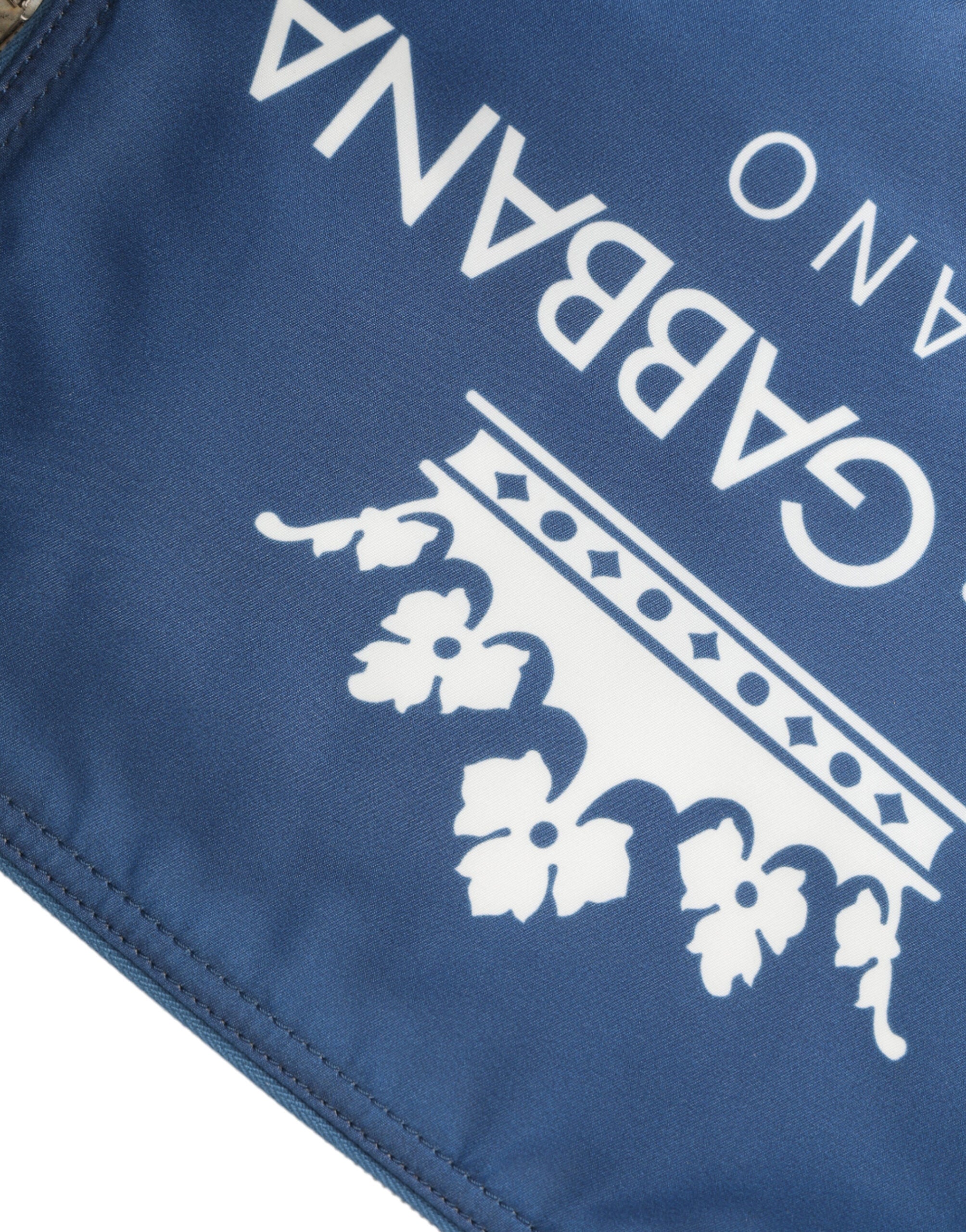 Pochette Dolce &amp; Gabbana bleue en nylon imprimé DG Milano pour homme