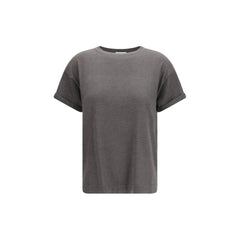Brunello Cucinelli Gray Nylon T-Shirt