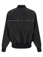 44 Label Group Black Polyamide Bomber