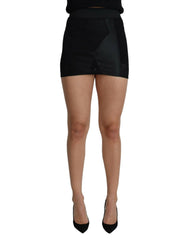 Dolce & Gabbana Black Mini Short Lace Stretch  Skirt