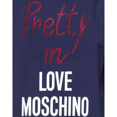 Robe en coton bleu Love Moschino pour femme