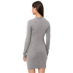 Love Moschino Brown Cotton Women Dress