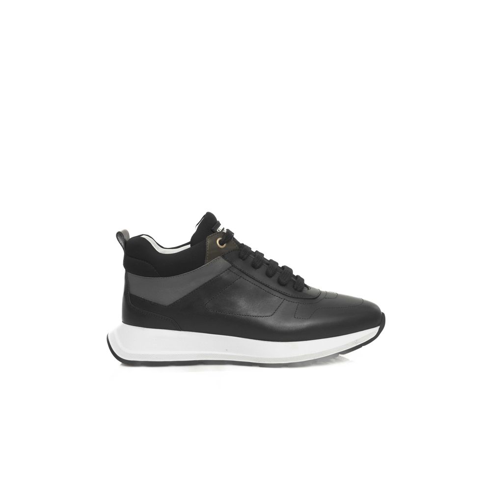 Cerruti 1881 Schwarze Leder-Sneaker für Damen