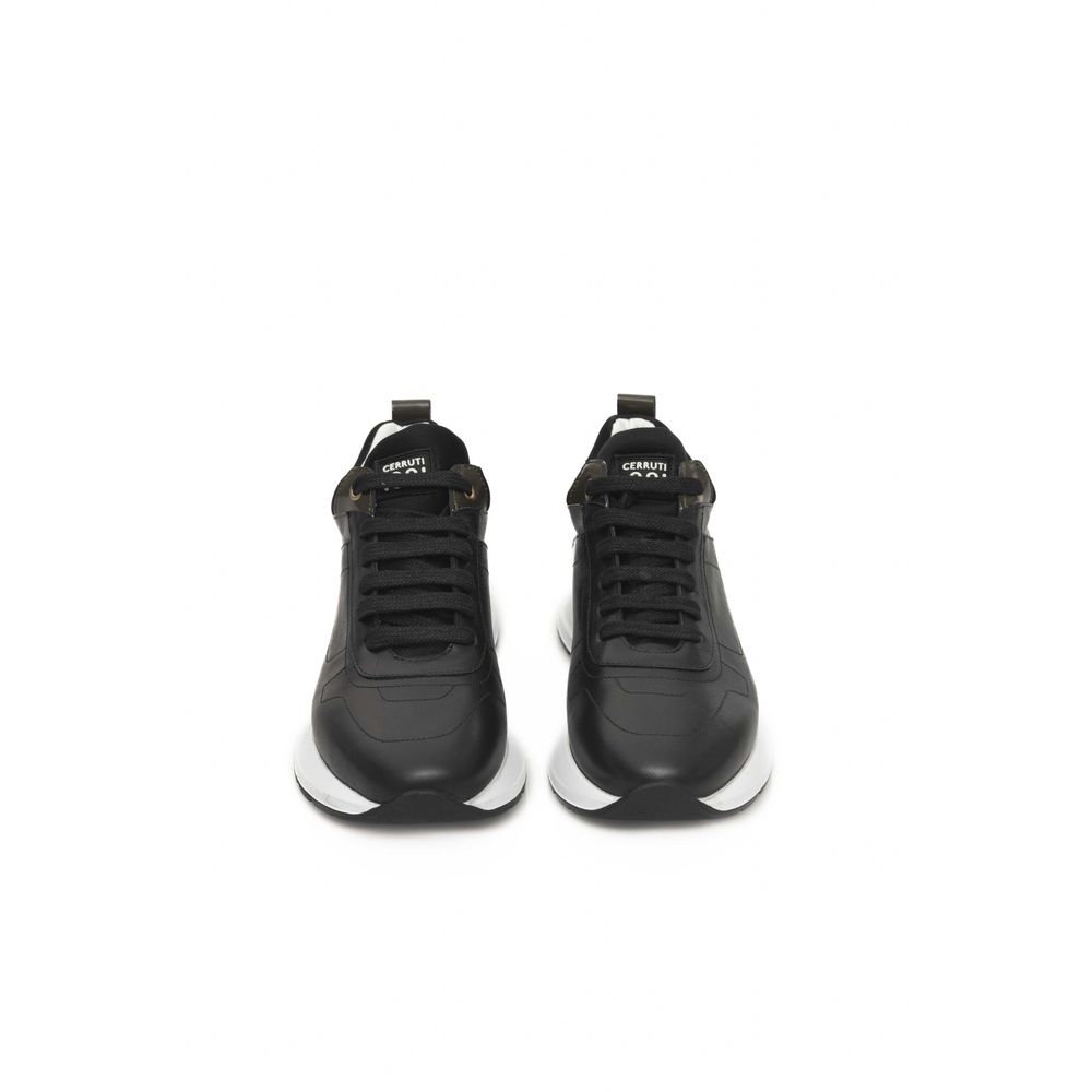 Cerruti 1881 Schwarze Leder-Sneaker für Damen