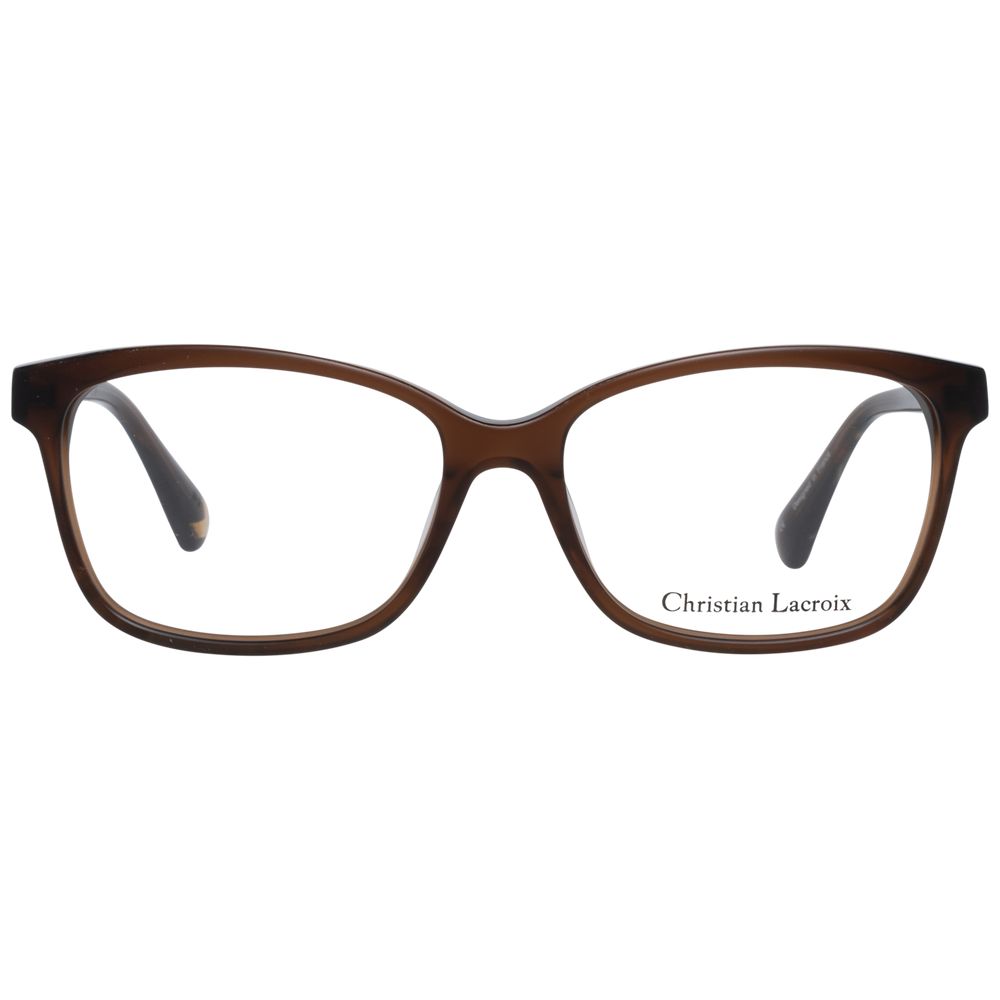 Monture de lunettes marron pour femme Christian Lacroix