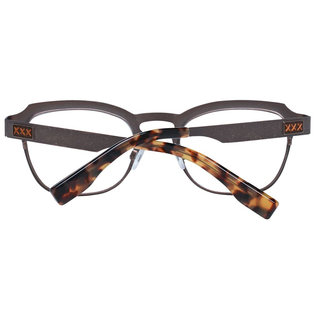 Ermenegildo Zegna Bronze Men Glasses Frame