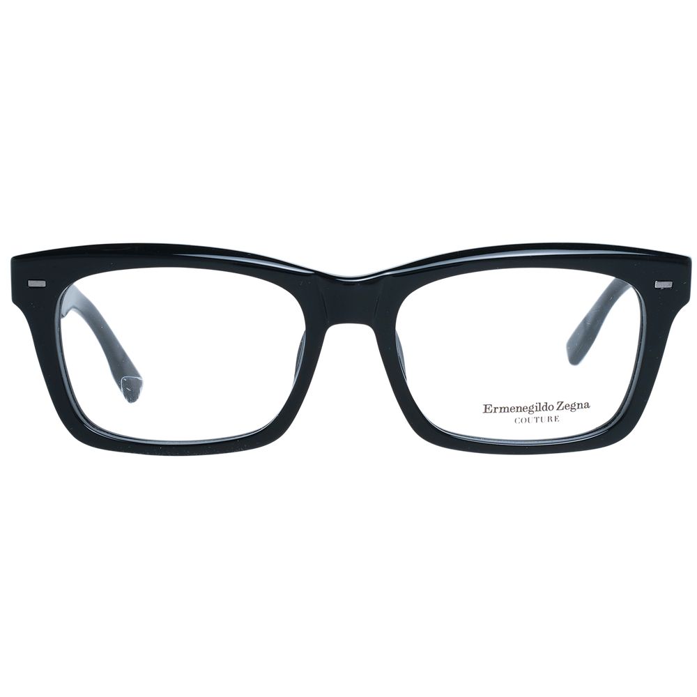 Monture de lunettes Ermenegildo Zegna noire pour homme