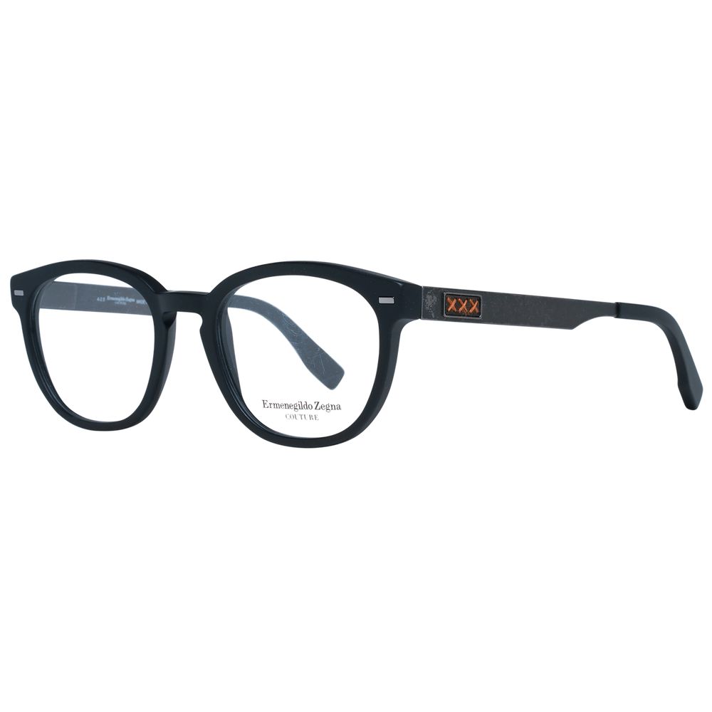 Ermenegildo Zegna Black Men Glasses Frame