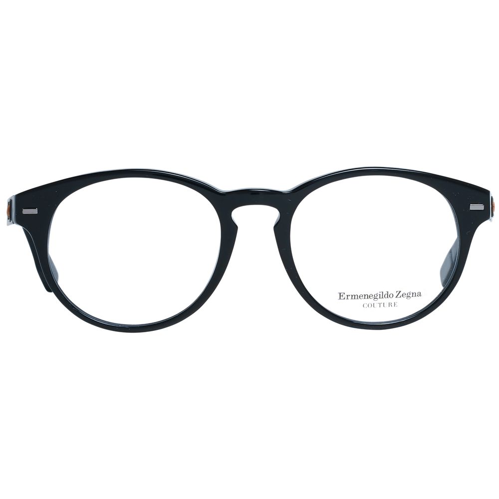 Ermenegildo Zegna Black Men Glasses Frame