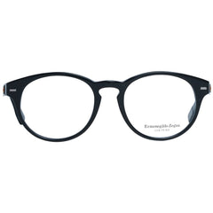 Ermenegildo Zegna Black Men Glasses Frame