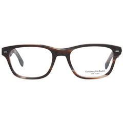 Ermenegildo Zegna Brown Men Glasses Frame
