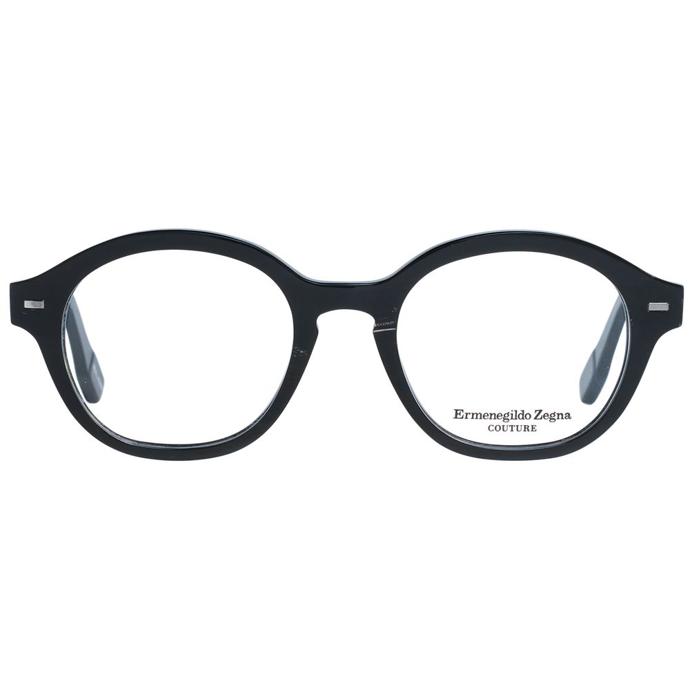 Ermenegildo Zegna Black Men Glasses Frame