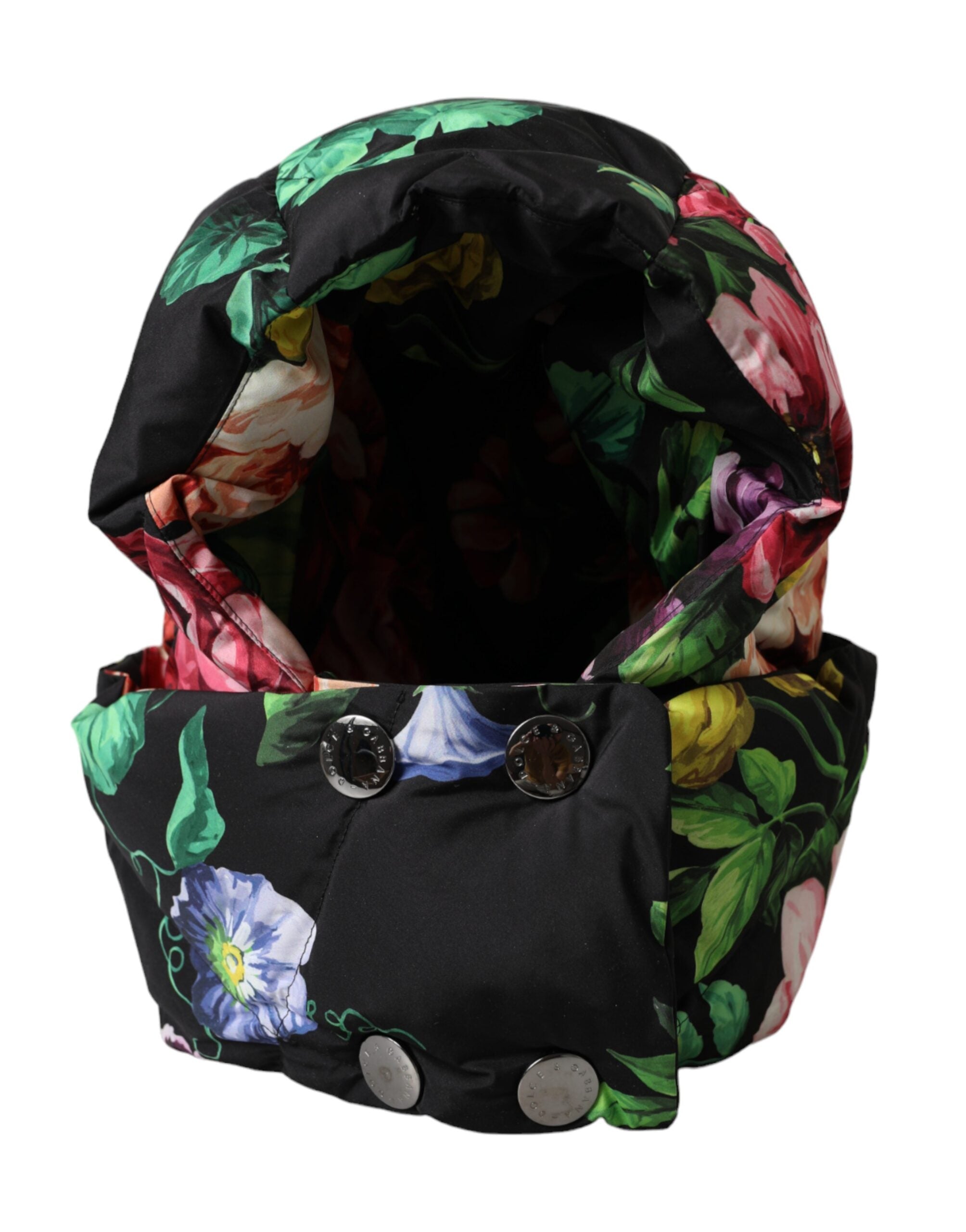 Bonnet Dolce &amp; Gabbana à imprimé floral noir