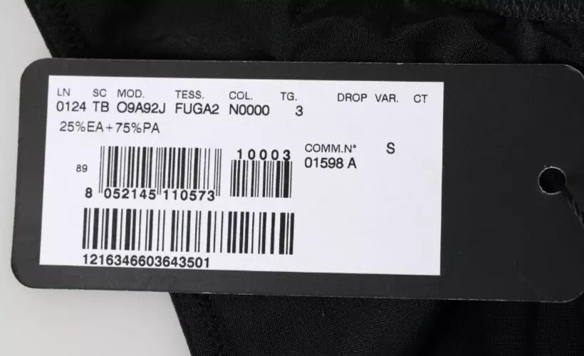 Bas de bikini Dolce &amp; Gabbana en nylon noir, idéal pour la plage