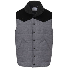 Veste sans manches en coton gris Gran Sasso